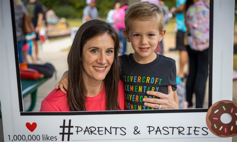 Students enjoy pastries with their parents